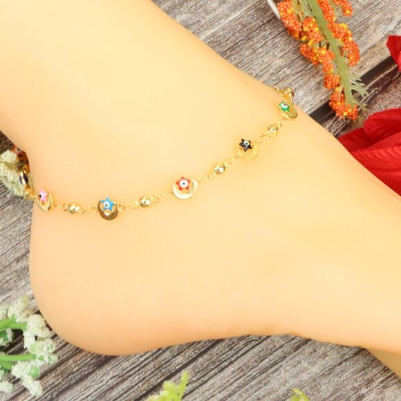 "Elegant Handmade Anklet – Delicate Jewelry for Women, MAR091940 - Picture 8 of 10